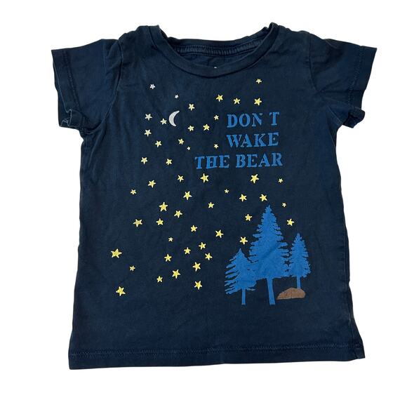 Peek Little Peanut "Don't Wake the Bear" Graphic Top 18-24M - Picture 1 of 4